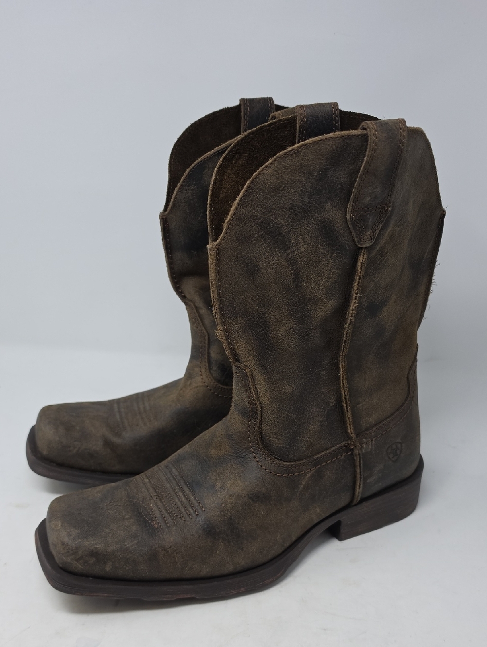 Ariat Men's Rambler Antiqued Western Boots Square Toe Size 11EE